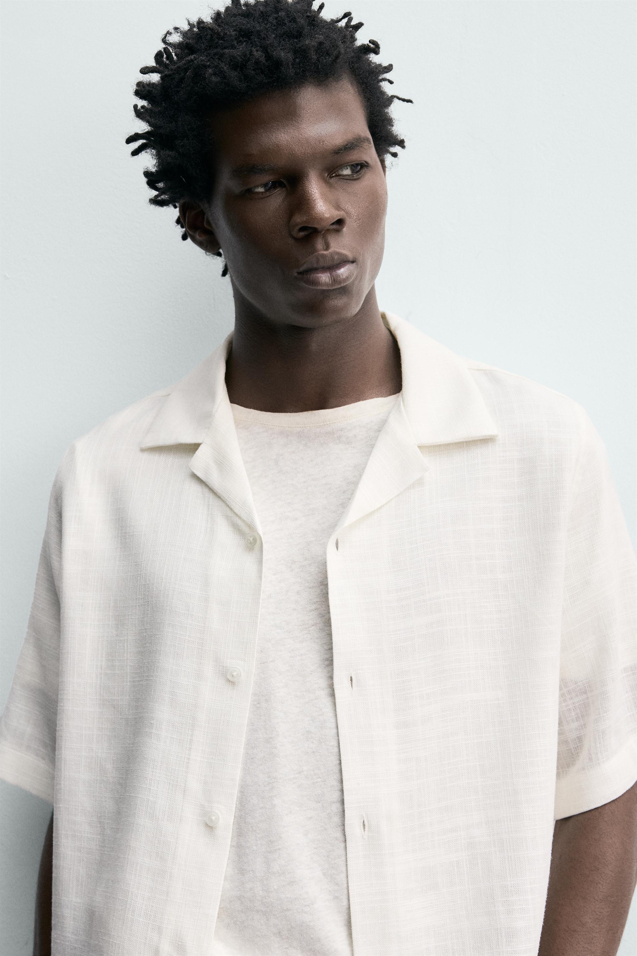 CHEMISE FLUIDE À IMPRIMÉ ABSTRAIT